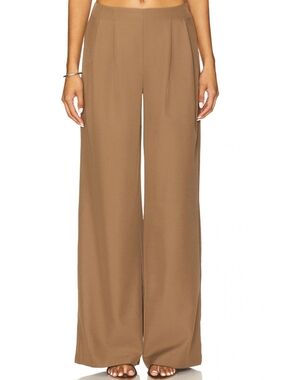 HAVE Los Angeles Highwaist Wide-Leg Satin Like Trousers Womens Size Large